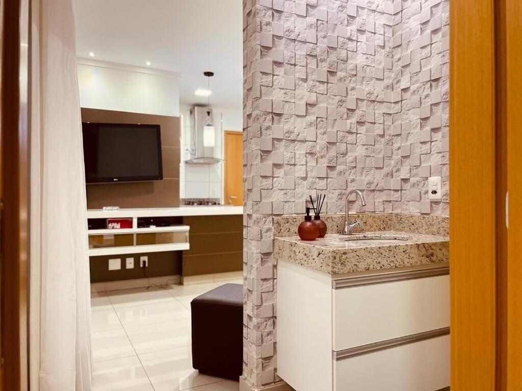 Апартаменты 2 Qts.| 4 Hosp. | Ao Lado Do Goiania Shopping Экстерьер фото