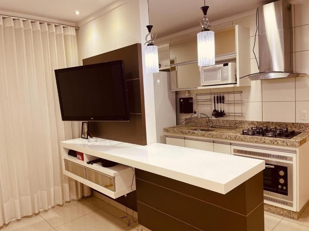 Апартаменты 2 Qts.| 4 Hosp. | Ao Lado Do Goiania Shopping Экстерьер фото
