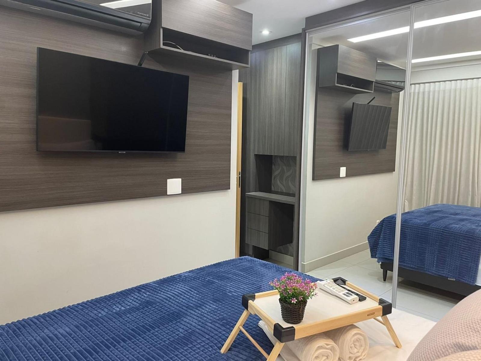 Апартаменты 2 Qts.| 4 Hosp. | Ao Lado Do Goiania Shopping Экстерьер фото